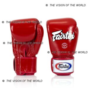 Gants Fairtex BGV1 boxe thai mma kickboxing rouge