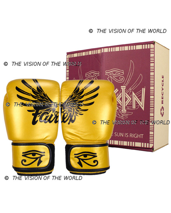 Gants Fairtex Falcon boxe thai muay thai edition limitée gold mma kick boxing Mma box