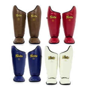 Protège-tibia Fairtex SP8 zone du protège-tibia est plus large que la plupart, protection latérale étendue de l'articulation du genou