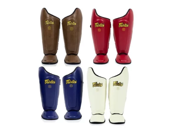Protège-tibia Fairtex SP8 zone du protège-tibia est plus large que la plupart, protection latérale étendue de l'articulation du genou