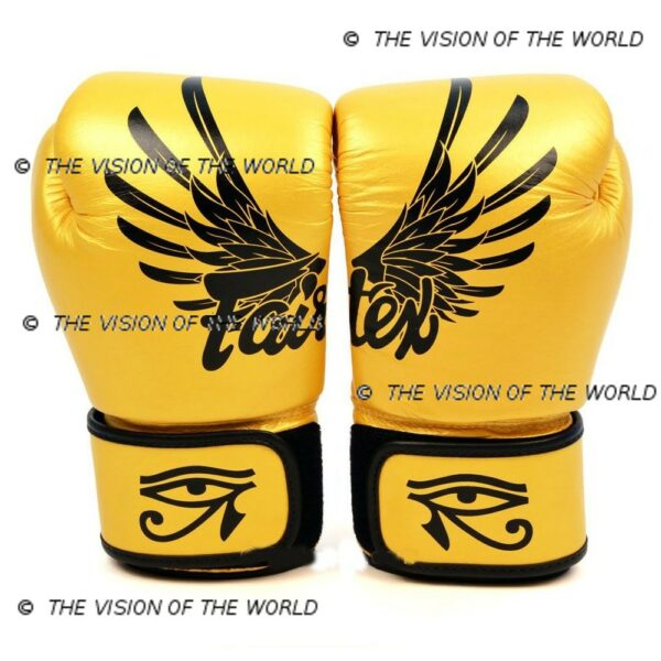 Gants Fairtex Falcon boxe thai muay thai edition limitée gold mma kick boxing Mma