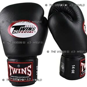 gants-de-boxe Twins -bgvl3-twins noir boxe thai muay thai kick boxing boxe anglaise Mma K1
