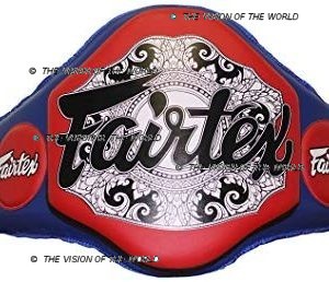 ceinture de protection Fairtex BPV3 pour les coachs de boxe anglaise boxe thai mma kickboxing pour tous les sports de pieds-poings blue red
