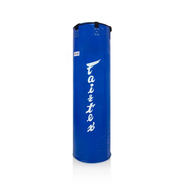 Sac de frappe Fairtex bleu HB7, le monstre 2m10 de longueur, 140kg rempli, conçu pour vous donner un contact complet et un entraînement complet