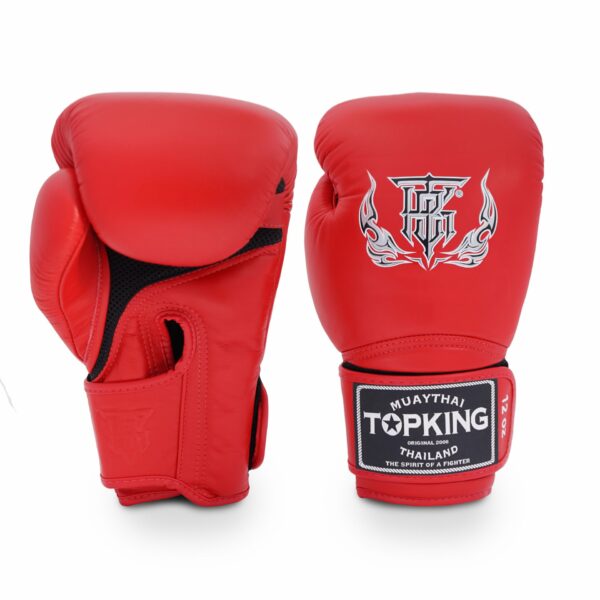 Gants Top King Super Air - Profitez d'une aération optimale et d'une protection maximale avec ces gants en cuir synthétique. Idéals pour des séances d'entraînement intensives et des compétitions