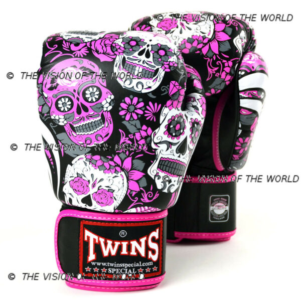 gants de boxe Twins skulls muay thai kick boxing boxe thai boxe pieds-poings