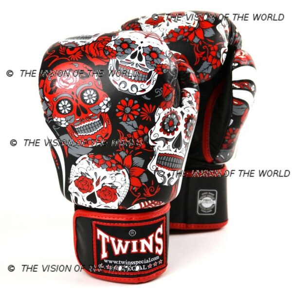 gants de boxe Twins skulls muay thai kick boxing boxe thai boxe pieds-poings