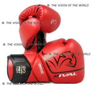gants rouge rs1 rival muay thai kick boxing mma boxe anglaise boxe thai boxe pieds-poings