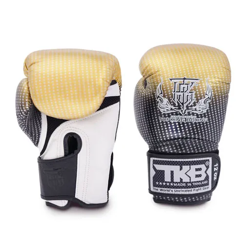 Top-King-Super-Star-Boxing-Gants de boxe or noir