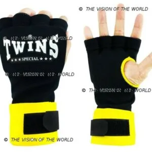 bandes CH7 twins jaune boxe thai muay thai kick boxing Mma savte boxe anglaise