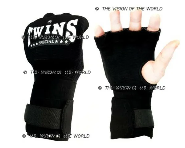 bandes CH7 twins noir boxe thai muay thai kick boxing Mma savte boxe anglaise