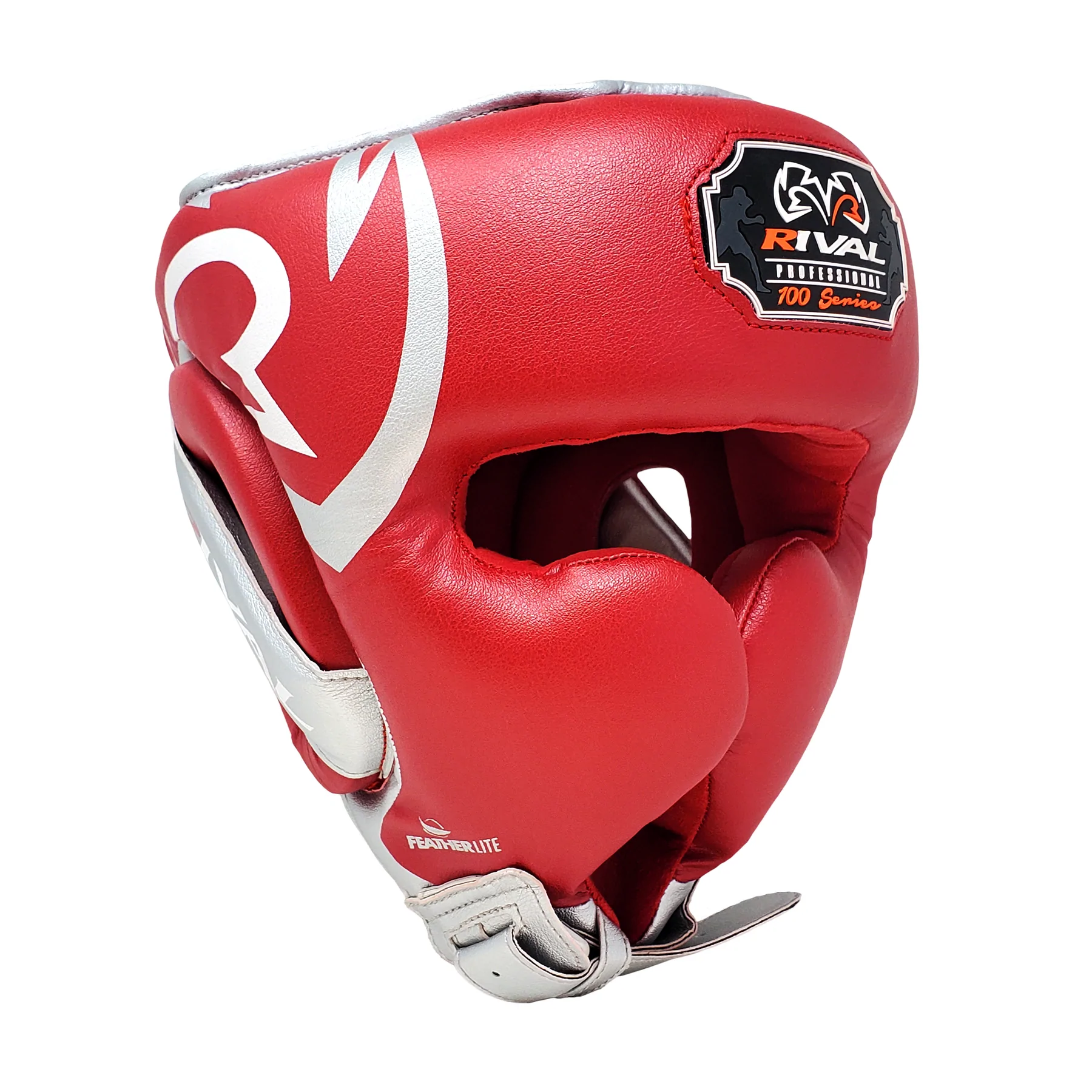 casque de boxe professionel rival rhg100 rouge/argent