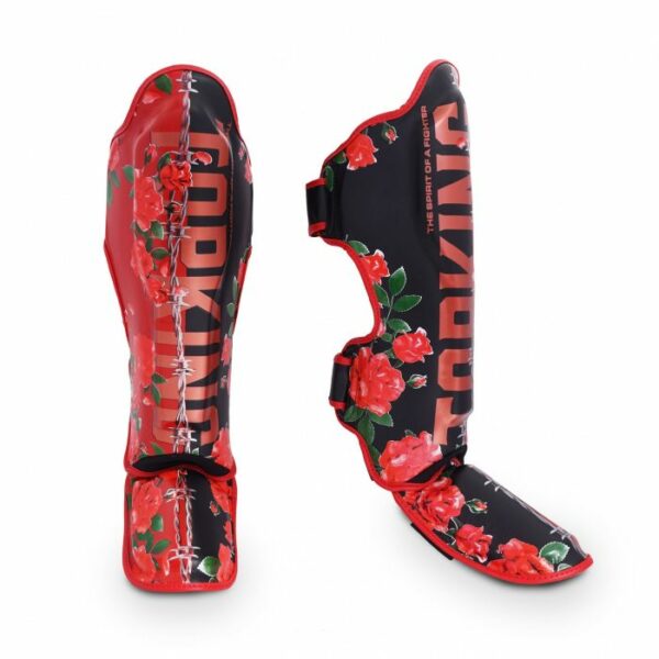 Protège tibia topking rose pour vous mesdames pour un entrainement en beauté muaythai kickboxing mma K1 saute