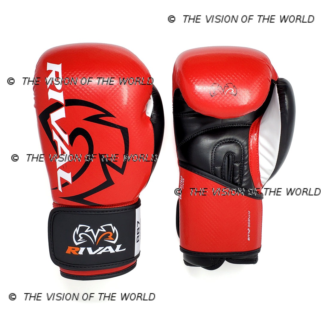 gants de boxe rival rouge:noir 2