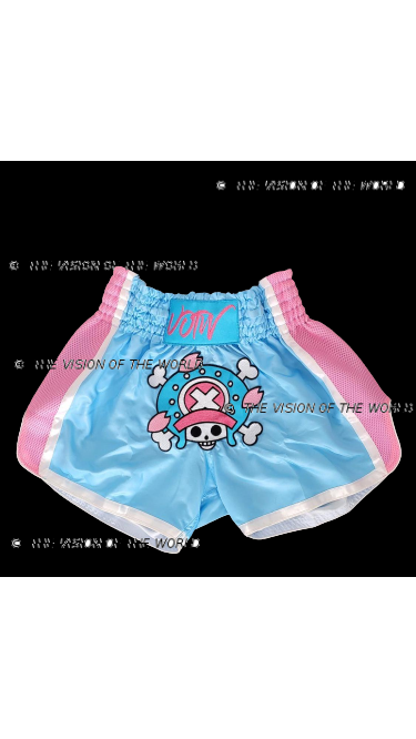 Short de boxe one piece tony chopper pour boxe thai muaythai kickboxing mma entrainez vous avec style avec ce magnifique short