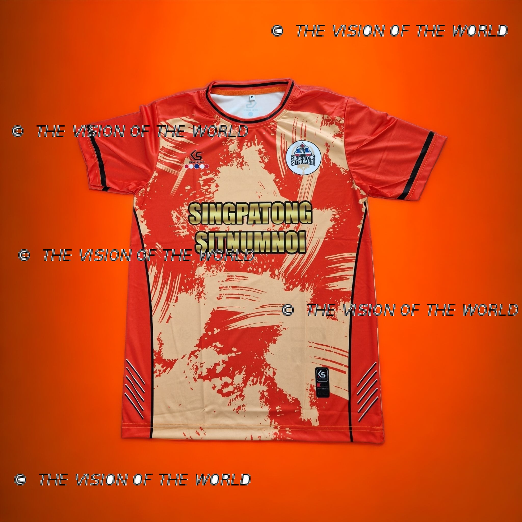 T-shirt Singpatong Muaythai orange