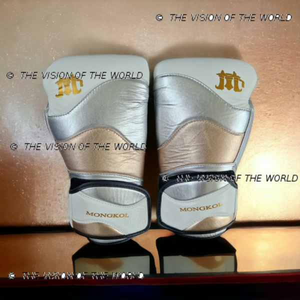 Gants Muaythai Mongkol Off White – Image 2