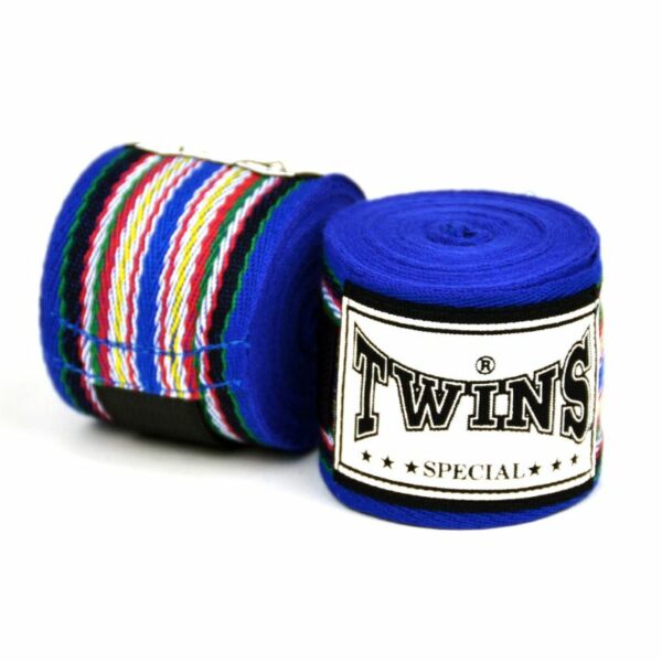 Bandes de Protection Twins Modèle CH2 en Coton - Assurez un soutien et une protection optimaux avec ces bandes en coton de haute qualité, idéales pour des entraînements intensifs et des compétitions