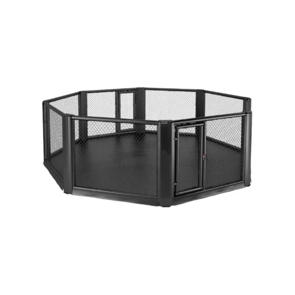 cage de MMA Grappling au sol pour sa durabilité, sa sécurité, idéal pour les entrainements, se pose directement au sol. Faites passer votre entraînement et vos compétitions de MMA Grappling Jiu Jitsu au niveau supérieur grâce à notre cage de MMA au sol.