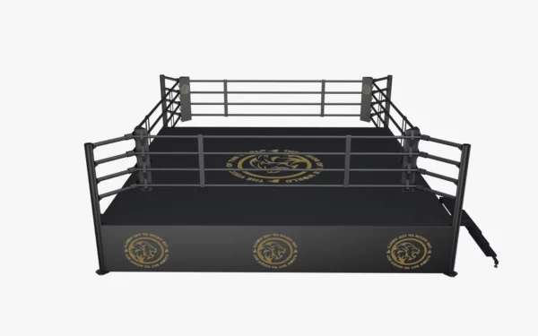 Découvrez notre ring de boxe sur podium, conçu pour offrir une expérience de combat réaliste et professionnelle. Idéal pour les compétitions, les entraînements intensifs et les démonstrations, ce ring de boxe surélevé garantit une visibilité optimale et une sécurité accrue pour les boxeurs.