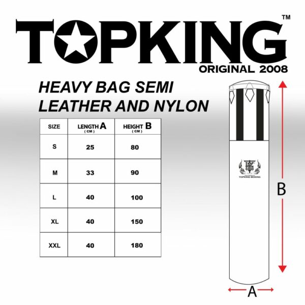 Sac de frappe Topking semi-cuir nylon – Image 3