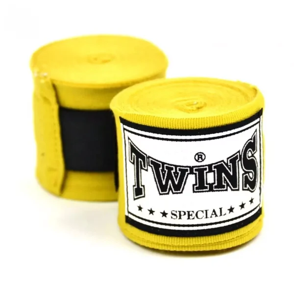 Bande de proctection twins jaune Bandes de protection Twins jaune CH5 pour Muay Thai et boxe professionnelle