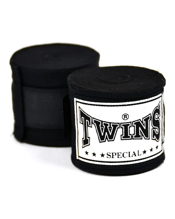Bande de proctection twins noir Bandes de protection Twins noir CH5 pour Muay Thai et boxe professionnelle