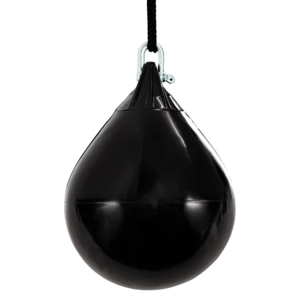 Fairtex Aqua Bag HB16 vue de dos Manille en D et corde de suspension du sac Fairtex Aqua Bag HB16