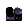 Gants de grappling MMA Mongkol MGM02 gris et noir Paire de gants de grappling MMA Mongkol MGM02 en cuir gris et noir, doigts dégagés, logo Mongkol, fabriqués en Thaïlande