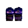 Gants de grappling MMA Mongkol MGM02 bleu et noir Paire de gants de grappling MMA Mongkol MGM02 en cuir bleu et noir, doigts dégagés, logo Mongkol, fabriqués en Thaïlande