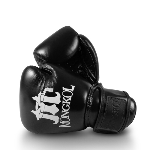 Gants de boxe Mongkol-Thai-Boxing Noir gants de boxe mongkol thai boxing noir