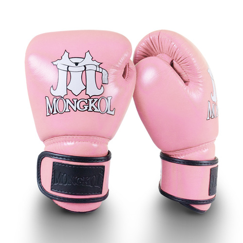 Gants de boxe Mongkol-Thai-Boxing Rose gants de boxe mongkol thai boxing roise