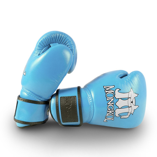 Gants de boxe Mongkol-Thai-Boxing bleu ciel gants de boxe mongkol thai boxing bleu ciel