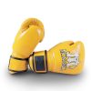 Gants de boxe Mongkol-Thai-Boxing jaune gants de boxe mongkol thai boxing jaune