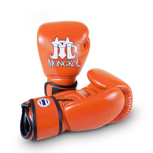 Gants de boxe Mongkol-Thai-Boxing orange gants de boxe mongkol thai boxing orange