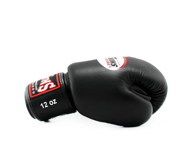 Gants de boxe twins bgvl3 noir vue poignet gants de boxe twins bgvl3 vue poignet