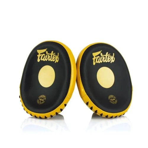Pattes d'ours fairtex fmv15 Pattes d'ours Fairtex FMV15 noir et jaune avec cible dorée