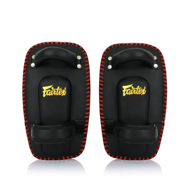 Paos Fairtex kplc6 de dos Paos Fairtex KPLC6 noir et jaune vue de dos avec sangles