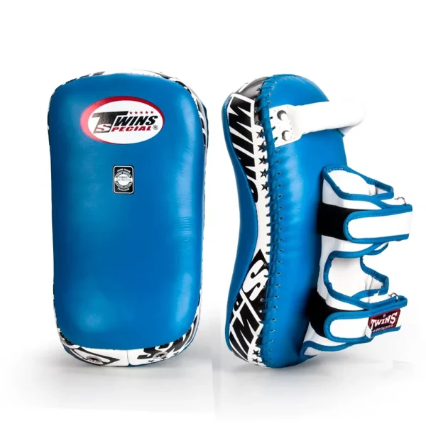 Paos Twins KPL12 bleu blanc pour boxe, Kick Boxing et Muay Thaï