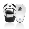 Pattes d’ours de boxe thaï Mongkol PMM02 blanc disponibles en plusieurs couleurs et tailles pour entraînement Muay Thaï