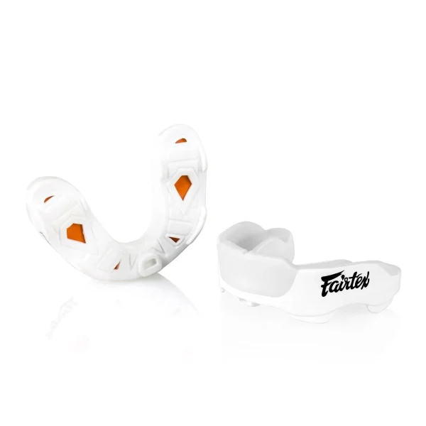 Protège-dents Fairtex blanc Protège dents Fairtex gel blanc thermoformable boxe MMA Muay Thai protection dentaire