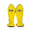 Protèges-tibias Fairtex SP5 jaune pour Muay Thai et kickboxing professionnel