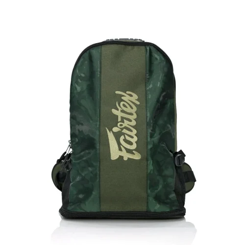 Sac a dos Fairtex bag4 vert Sac à dos Fairtex BAG4 vert camouflage vue de face