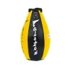 Sac de frappe Fairtex hb15 jaune Sac de frappe Fairtex HB15 jaune et noir vue de face