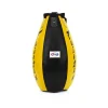 Sac de frappe Fairtex hb15 jaune vue de dos Sac de frappe Fairtex HB15 jaune et noir vue de dos