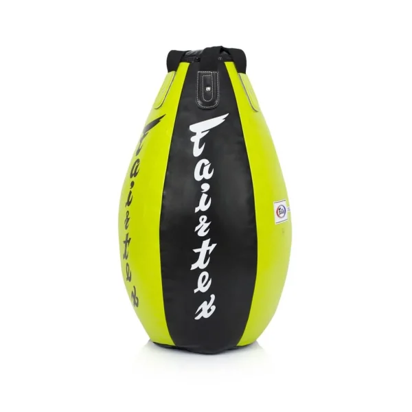 Sac de frappe Fairtex hb15 vert Sac de frappe Fairtex HB15 vert et noir