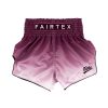 Short fairtex Fade marron Short de Muay Thai Fairtex Fade Marron vue de face avec logo
