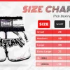 Short muaythai twins kabuki size chart twins special size charts