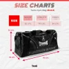 Tableau des dimensions du sac de sport Twins BAG2 : longueur 70 cm, largeur 32 cm, hauteur 34 cm