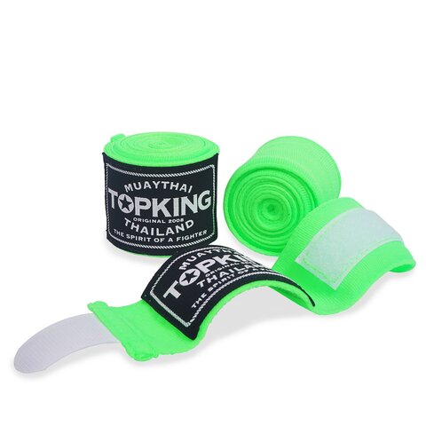 bandage boxe topking vert Bandages de boxe Top King TKHWR-01 vert pour Muay Thai et MMA